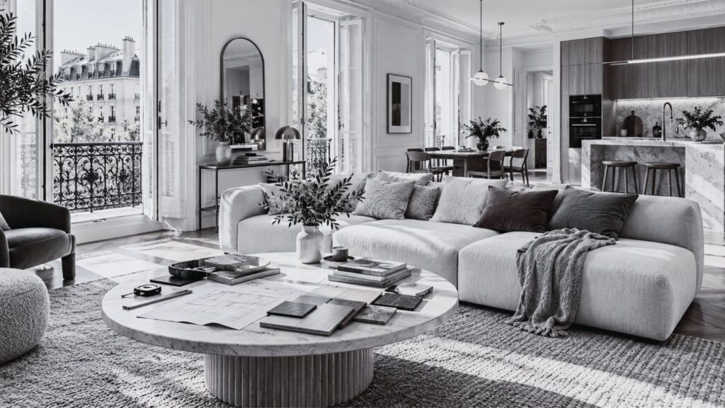 Salon réalisé par un architecte d intérieur Bubl inspiration idée